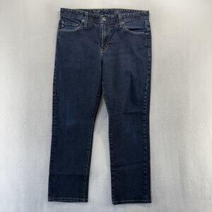 AG Adriano Goldschmied Jeans mens 33x32 FITS 33x27 Blue Denim Dark Everett Slim